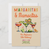 Margaritas Mamacitas Colorful Fiesta 30. Geburtsta Einladung (Vorderseite)