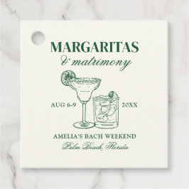 Margaritas & Matrimony Bach Geschenkanhänger