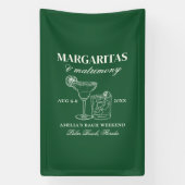 Margaritas & Matrimony Bachelorette Banner (Vertikal)