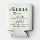 Margaritas & Matrimony Bachelorette Dosenkühler (Rückseite)