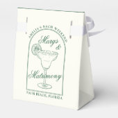 Margaritas & Matrimony Bachelorette Geschenkschachtel (Rückseite)
