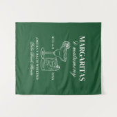 Margaritas & Matrimony Bachelorette Wandteppich (Vorderseite (Horizontal))