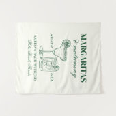 Margaritas & Matrimony Bachelorette Wandteppich (Vorderseite (Horizontal))