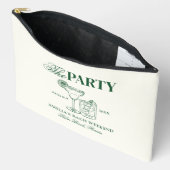 Margaritas & Matrimony Bachelorette Zubehörtasche (Offen)