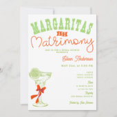 Margaritas & Matrimony Tulum Junggeselinnen-Abschi Einladung (Vorderseite)