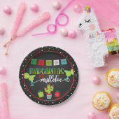 Margaritas & Mistletoe Weihnachten Party Plate Pappteller (Party)