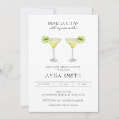 Margaritas mit meinem Brautparty von Senoritas Fie Einladung (Vorderseite)