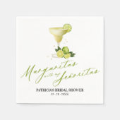 Margaritas mit meinem Señoritas-Brautparty Serviette (Vorderseite)