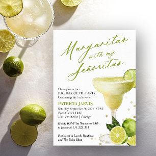 Margaritas mit meinen Señoritas Junggesellinnenabs Einladung