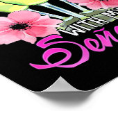 Margaritas mit meinen Senoritas trinken Poster (Ecke)