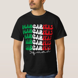 Margaritas Squad Retro Design T-Shirt