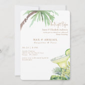 Margaritas & Tacos Die Nacht vor Tropen Einladung (Vorderseite)