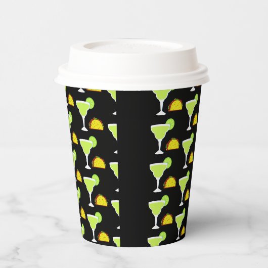 Margaritas + Tacos! Pappbecher (Links)
