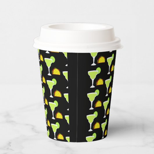 Margaritas + Tacos! Pappbecher (Rechts)