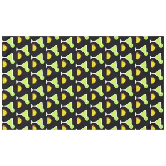 Margaritas + Tacos! Tischdecke (Vorderseite (Horizontal))