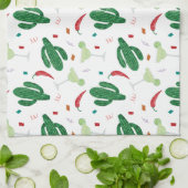 Margaritas und Chili Paprikaschoten Fiesta Thema Geschirrtuch (Gefaltet)