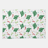 Margaritas und Chili Paprikaschoten Fiesta Thema Geschirrtuch (Horizontal)