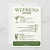 Margaritas und Matrimona Einladung (Rückseite)