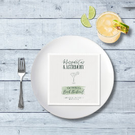 Margaritas und Matrimona Party Cocktail Napkins Serviette