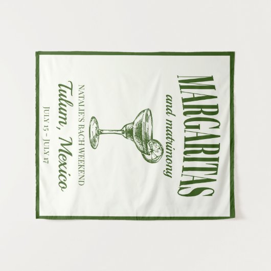 Margaritas und Matrimona Wandteppich (Vorderseite (Horizontal))