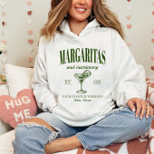 Margaritas und Matrimone Personalisiert Bacheloret Hoodie