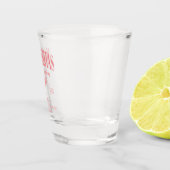 Margaritas und Matrimone Personalisiert Bacheloret Schnapsglas (Rechts)