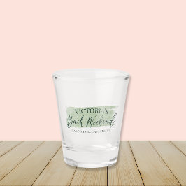 Margaritas und Matrimony Bach Party Shot Glass Schnapsglas