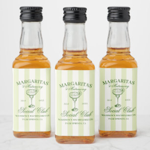Margaritas und Matrimony Bachelorette Alkoholflaschenetikett