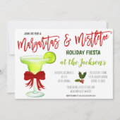 Margaritas und Mistletoe Einladung (Vorderseite)