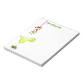 Margaritas und Mistletoe Notizblock (Rotiert)