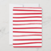 Margaritas und Mistletoe Weihnachts-Party Fiesta Einladung (Rückseite)