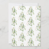 Margaritas und Mistletoe Weihnachtscocktail Party Einladung (Rückseite)