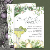 Margaritas und Mistletoe Weihnachtscocktail Party Einladung