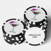 MARGARITASGLAS POKERCHIPS (Stapel)
