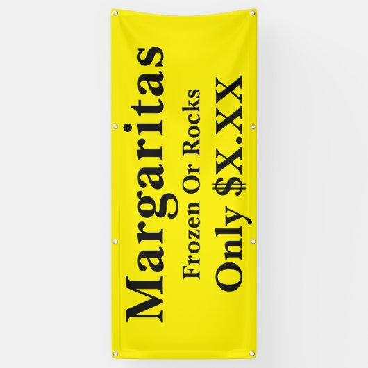 MargaritaSpecial redigieren zum Anzug 6 Fuß Banner (Vertikal)
