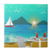 Margaritaville Fliese (Vorderseite)