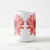 MARGARITE BLUME schöne Aquarell-Margariten rosa  Kaffeetasse (Mittel)