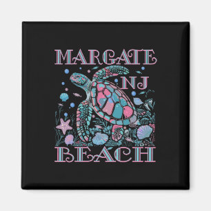 Margate Beach Nj Schildkrötenliebhaber Bunter Stra Magnet