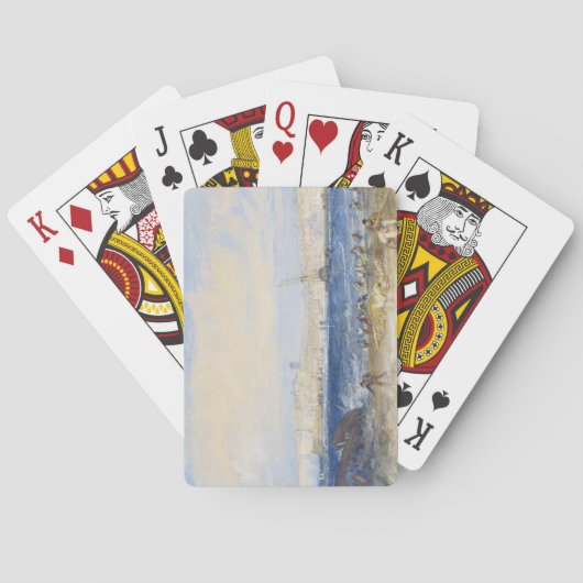 Margate, c.1822 (w/c auf Papier) Spielkarten (Rückseite)