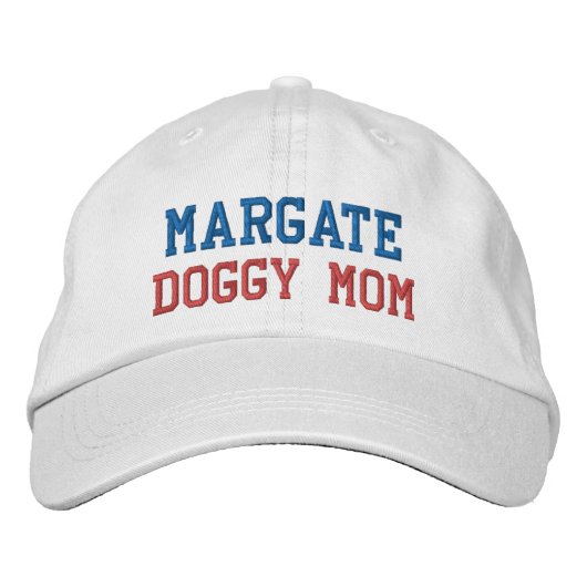 MARGATE DOGGY MAMA bestickter Hut (Vorderseite)