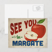 Margate Florida Apple - Vintage Travel Postkarte (Vorne/Hinten)