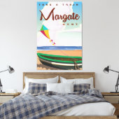 Margate Kent Vintage Reiseplakat Leinwanddruck (Insitu (Schlafzimmer))