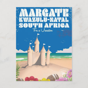Margate, KwaZulu-Natal Südafrika Reise Druck Postkarte