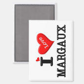 MARGAUX, ICH LIEBE MAGNET (Vorderseite/Rückseite)