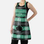 Margaux's Fresh Taste Green Kariert mit Teekanne Schürze (InSitu)