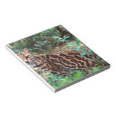 Margay, Leopardus wiedi, Ureinwohner von Mexiko na Notizblock (angewinkelt)