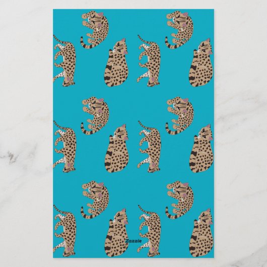 Margays Briefpapier (Rückseite)