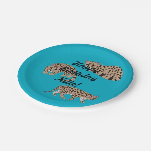 Margays Pappteller (Schrägansicht)