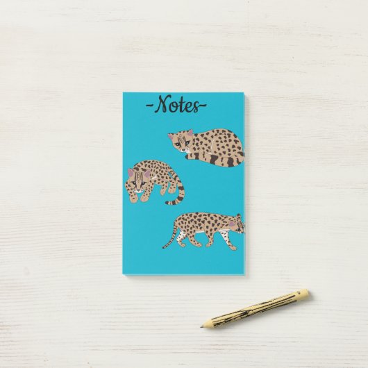 Margays Post-it Klebezettel (Auf Schreibtisch)