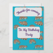 Margays Thank you Card Einladung (Vorderseite)